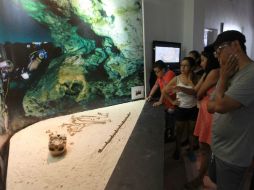 El Museo cuenta con 15 réplicas de las piezas que han sido descubiertas en los cenotes localizados en la comunidad maya de Jacinto Pat. EFE / A. Cupul