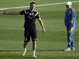 Hay dudas obre el estado físico del delantero francés de Tigres, André-Pierre Gignac, pero ayer practicó sin dificultades. AP / N. Pisarenko