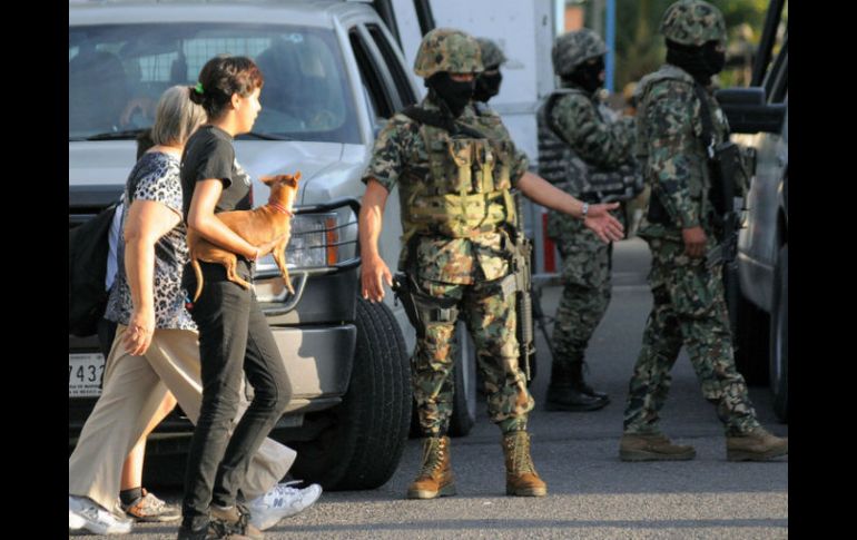 El operativo se llevó a cabo en San Juan del Río, donde este lunes se reportó una balacera. NTX / ARCHIVO