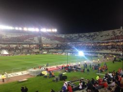 A una hora del inicio del partido, ya se han abierto las puertas y el ambiente es de optimismo. TWITTER / @CARPoficial