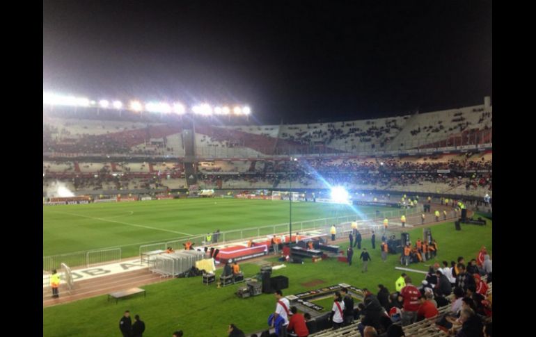 A una hora del inicio del partido, ya se han abierto las puertas y el ambiente es de optimismo. TWITTER / @CARPoficial