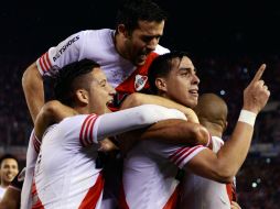 Los argentinos derrotaron a Tigres en el Monumental por 3-0. AFP / C. Díaz