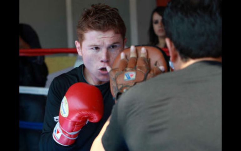 Saúl 'Canelo' Álvarez. La pelea está proyectada para realizarse el próximo mes de noviembre en Las Vegas. MEXSPORT / ARCHIVO