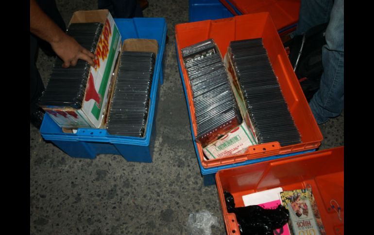 En la finca donde fue detenido se encontraron 800 películas pirata. ESPECIAL / PGR Jalisco