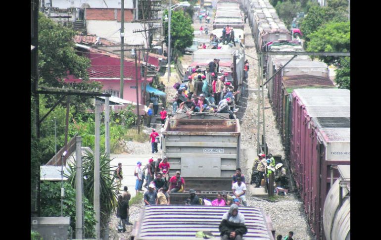 CAMBIO DE RUTA. Las detenciones se concentran en la ruta migrante que atraviesa el Occidente del país. NTX /