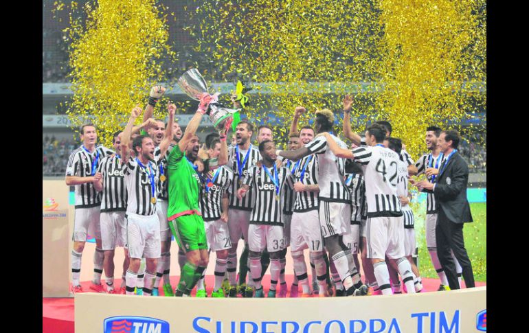 Monopolio. La Juventus es el tetracampeón en fila de la Serie A, actual monarca de la Copa Italia. EFE / Y. Wei