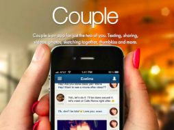 'Couple' trae un chat incluido para tener una conversación privada con tu pareja. TWITTER / @CoupleApp