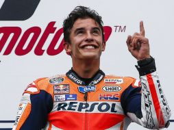 Marc Márquez venció en la décima prueba del Campeonato del orbe de 2015 de la categoría. EFE / T. Maury