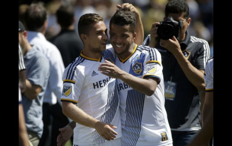 Giovani dos Santos anotó su segundo gol con su nuevo equipo al minuto 63. AP / J. Hong