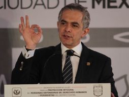 Mancera precisó que por la urgencia de la indagatoria la declaración del gobernador será este martes. NTX / G. Granados