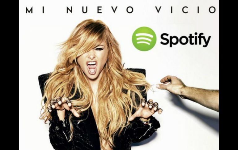 Rubio es la mexicana con más 'streams' por este tema en la plataforma musical Spotify. TWITTER / @paurubio