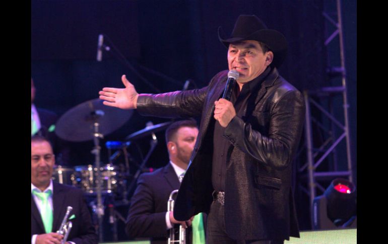 José Manuel Figueroa. Se presentó en el Zócalo de la Ciudad de México, donde acompañó a la Original Banda el Limón. NTX / N. Gutiérrez