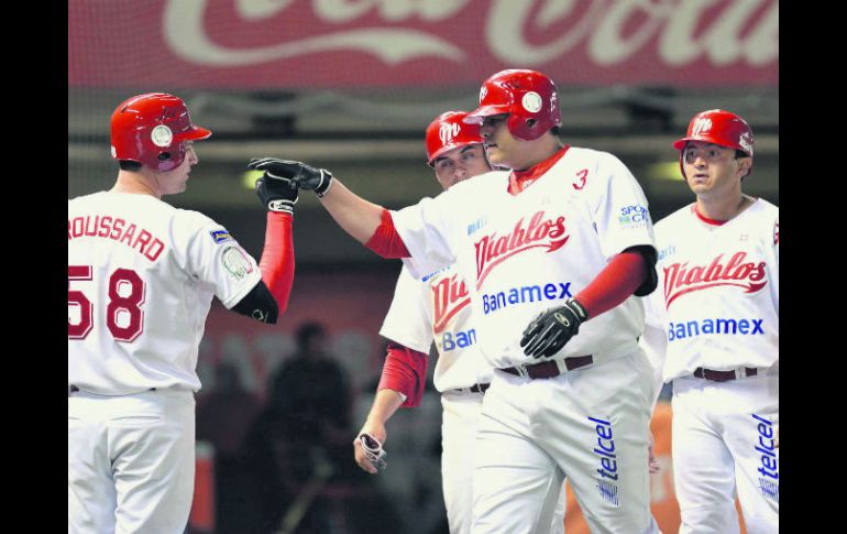 El primera base de los Diablos, Japhet Amador, es el líder de jonrones de la Liga Mexicana de Beisbol, con 41 vuelacercas. ESPECIAL / LMB