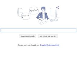 Con su frase 'Gracias totales', Google recuerda al músico. ESPECIAL / google.com