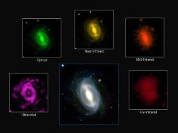 Investigadores utilizaron siete de los telescopios más potentes del mundo para observar durante ocho años galaxias en 21 longitudes. AFP / European Southern Observatory