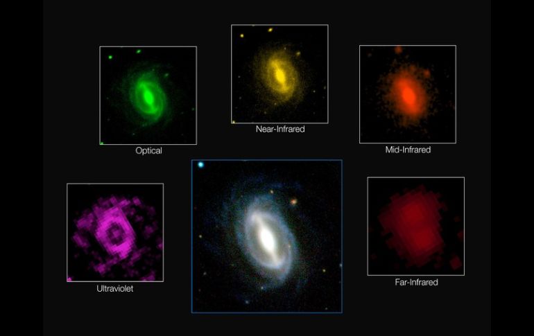 Investigadores utilizaron siete de los telescopios más potentes del mundo para observar durante ocho años galaxias en 21 longitudes. AFP / European Southern Observatory