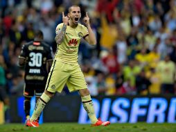 El argentino Darío Benedetto marcó el cuarto gol para los de Coapa al minuto 90. MEXSPORT / R. Maya