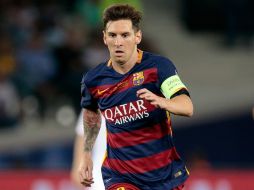 Lío Messi acaba de ser campeón de la Supercopa de Europa. AP / I. Sekretarev