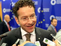 Jeroen Dijsselbloem reconoce que la sostenibilidad de la deuda griega sigue siendo un punto importante de preocupación. AFP / ARCHIVO