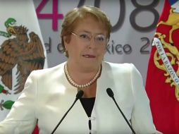 La presidenta de Chile, Michelle Bachelet, destaca los lazos de amistad entre su país y México. YOUTUBE / Gobierno de la República