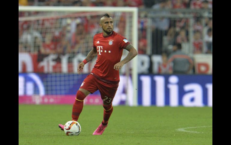 Arturo Vidal debuto en el futbol alemánc omo titular del cuadro del Bayern Munich. AP / K.Joensson