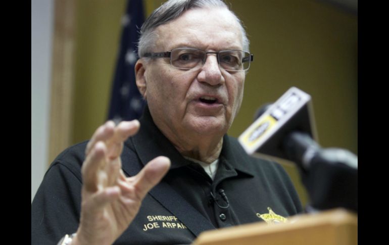 Joe Arpaio afirma que el plan de Obama aumentaría la delincuencia en la zona metropolitana de Phoenix. AP / ARCHIVO