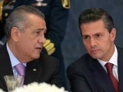 Manlio Fabio Beltrones defiende la reforma educativa propuesta por el gobierno del Presidente Enrique Peña Nieto. NTX / ARCHIVO