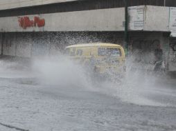 Esta es una de las postales que dejó la lluvia de este mediodía. EL INFORMADOR / R. Tamayo