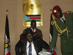 La presencia de Kiir en Etiopía había sido dudosa hasta el último momento. AFP / W. Simon