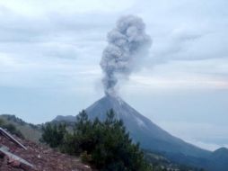 Protección Civil está alerta con el monitoreo de la actividad del volcán de fuego. TWITTER / @PCJalisco