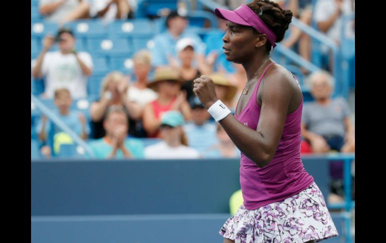 Venus dio un primer paso en busca del título, dentro del torneo que sirve como preparación rumbo al US Open. AFP / R. Carr