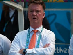 ‘Mis jugadores no están en su mejor nivel. No pueden estarlo. Nos falta mucho camino por recorrer’, afirma Van Gaal. AFP / ARCHIVO