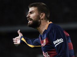 ‘Era un partido de gran tensión en el que nos jugábamos mucho’, escribió Piqué en su cuenta de Twitter. AFP / ARCHIVO