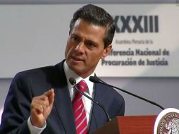 El Presidente Peña Nieto estuvo en la inauguración de la 33 Asamblea Plenaria de la CNPJ. YOUTUBE / Gobierno de la República