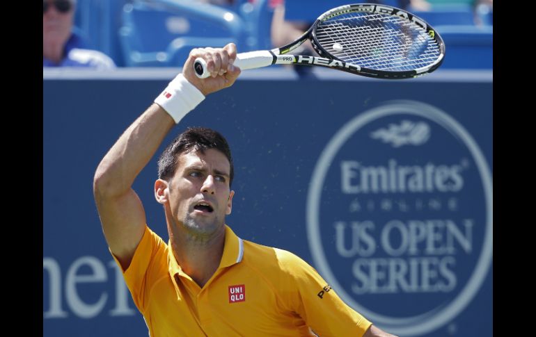 Novak Djokovic busca su primer título en este Masters. AP / J. Minchillo