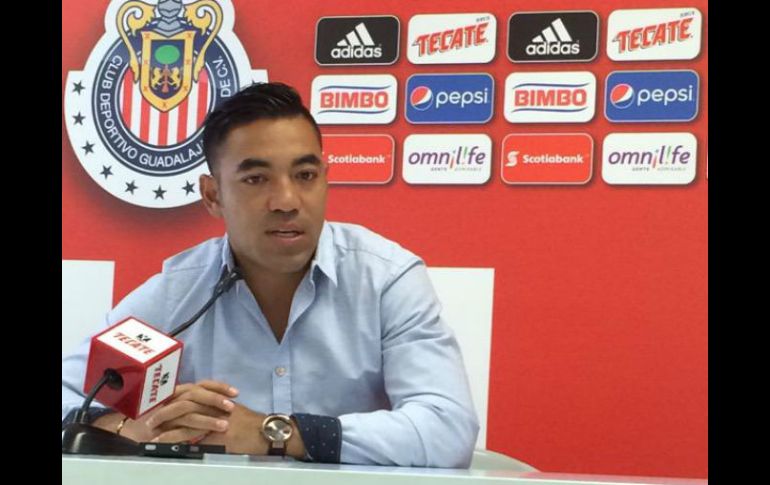 Marco Fabián se dijo listo para regresar a la titularidad de Chivas, luego de superar una lesión. TWITTER / @Chivas