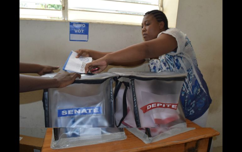 Dieciocho por ciento de votantes acudieron a las urnas el 9 de agosto en todo Haití. EFE / ARCHIVO