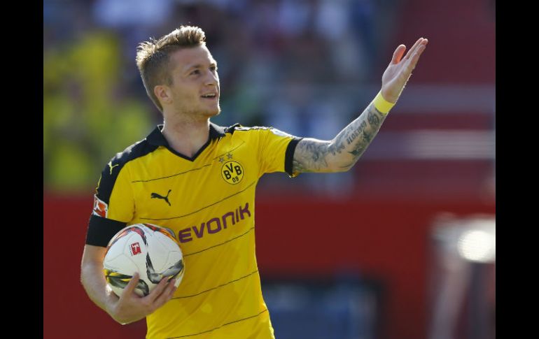 Marco Reus metió el segundo gol vía penal. AP / M. Schrader