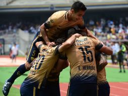 El equipo Auriazul dio otra alegría a sus aficionados. AFP / R. Schemidt