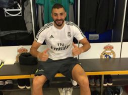 Karim Benzema ya trabajó con el grupo y regresaría contra el Betis. TWITTER / @benzema