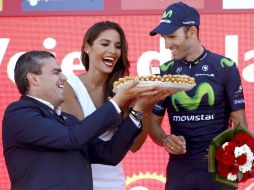 Alejandro Valverde se impuso a Sagan y Moreno. EFE / J. Lizón