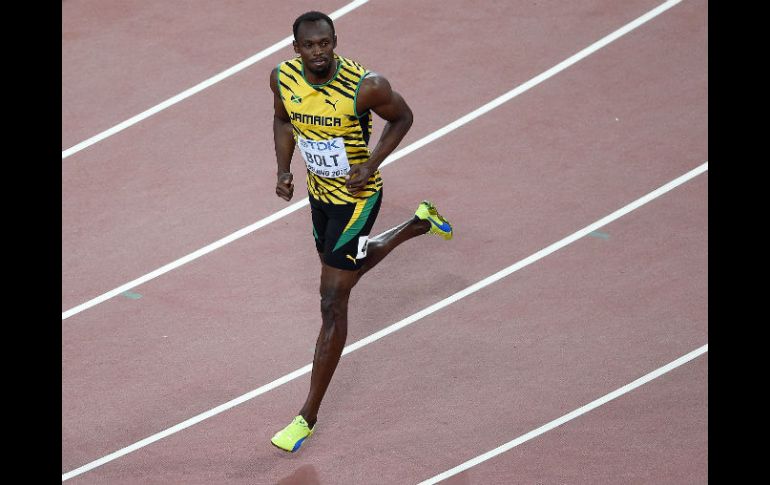 Usain Bolt quiere otro oro en el Mundial de Atletismo. AFP / J. Eisele