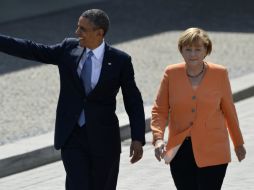 Obama agradeció a Merkel su 'liderazgo' en la búsqueda de soluciones a la crisis migratoria en Europa. AFP / ARCHIVO