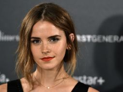 Emma Watson durante la presentación del sexto largometraje del director y guionista madrileño. AFP / G. Julien