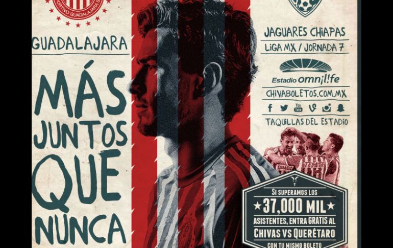 Chivas busca cualquier tipo de auxilio y el de sus aficionados será importante. ESPECIAL / www.chivasdecorazon.com.mx