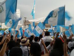 Miles de guatemaltecos se han manifestado para exigir la renuncia de Pérez Molina. NTX / P. Palomo