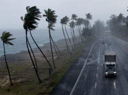 Se prevé, que la tormenta 'Erika' entre en territorio haitiano la madrugada de este sábado EFE / O. Barría