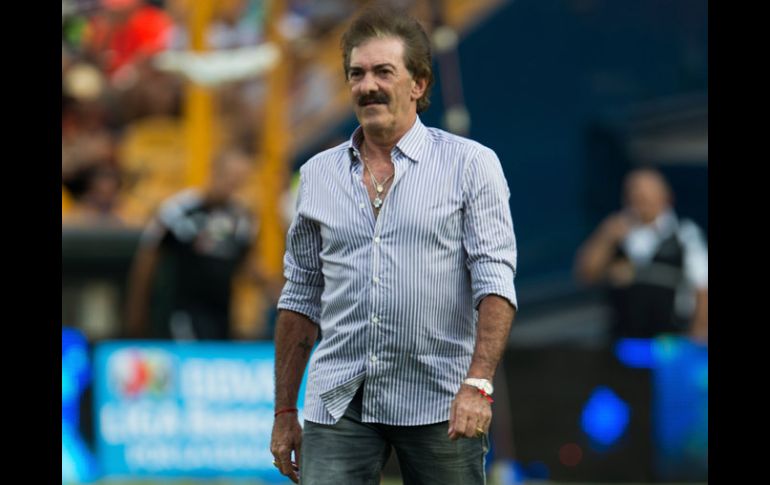 Ricardo Antonio La Volpe espera que su equipo le haga un buen partido a Chivas. MEXSPORT / J.Ramírez