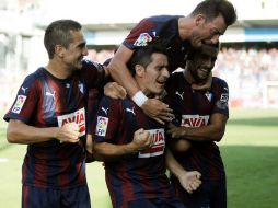 El Eibar descendió el torneo pasado y fue resucitado. NTX / J. Etxezarreta