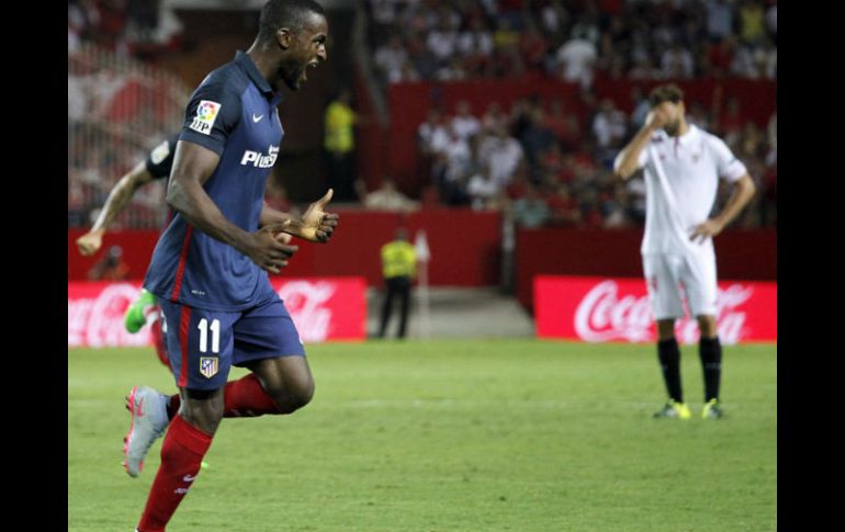 El colombiano Jackson Martínez puso el tercer gol después de ingresar al terreno de juego. EFE / P. Puentes